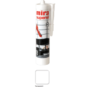 Mira Supersil - Sanitetssilicone - Transparent