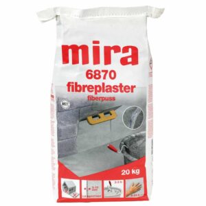 Mira 6870 Fibreplaster Hvid 20 Kg